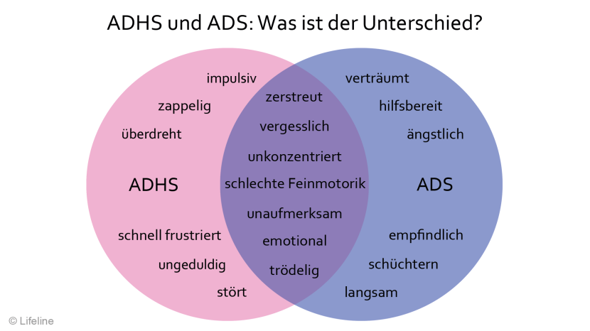 die studenten mit den erwachsenen ads adhs