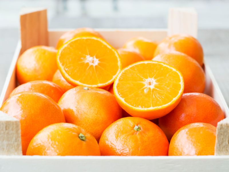 Orangen: 42 kcal