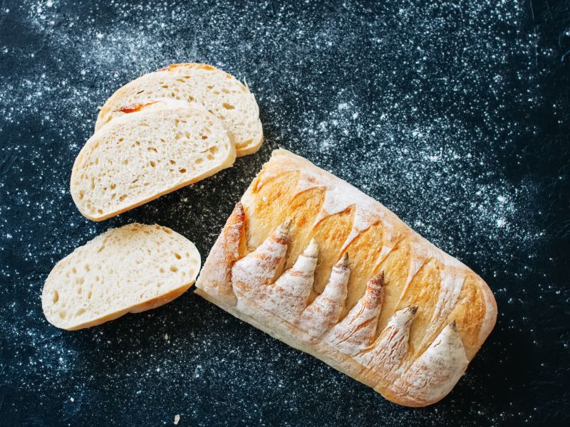 Brot enthält viel Gluten