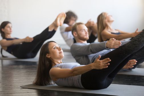 16 Zoll Yoga Pilates  Workouts Übung Fitness Widerstandstraining Kreis L3L5 